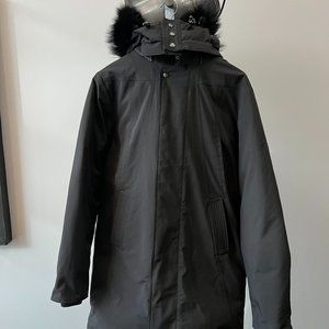 CMFR Mens Black Exclusive Gormley Parka with Fur Trim/Hood - XS/S